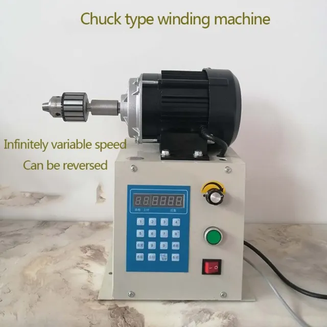 650W/800W CNC Electric Winding Machine Winding Machine with Chuck Winding Tool