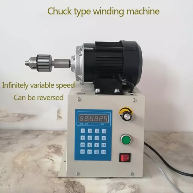 650W/800W CNC Electric Winding Machine Winding Machine with Chuck Winding Tool