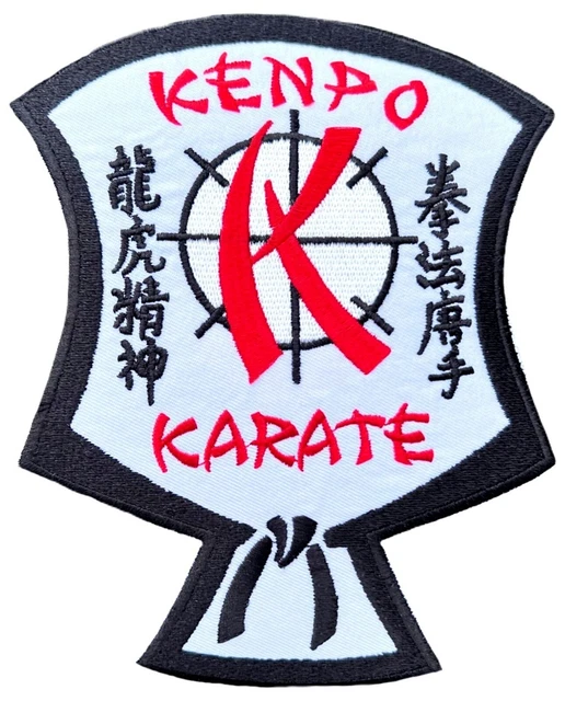 Patch Hapkido Coréen à Repasser Ou Coudre - Insigne Noir Pour Kimono Arts Martiaux