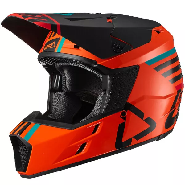 Leatt YOUTH MX Motocross Helmet GPX 3.5 V19.2 Orange Kids Off Road Quad Enduro