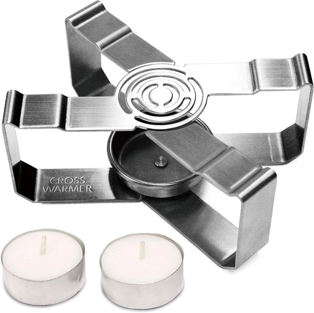 Canned food warmer CROSS WARMER with 2 candles