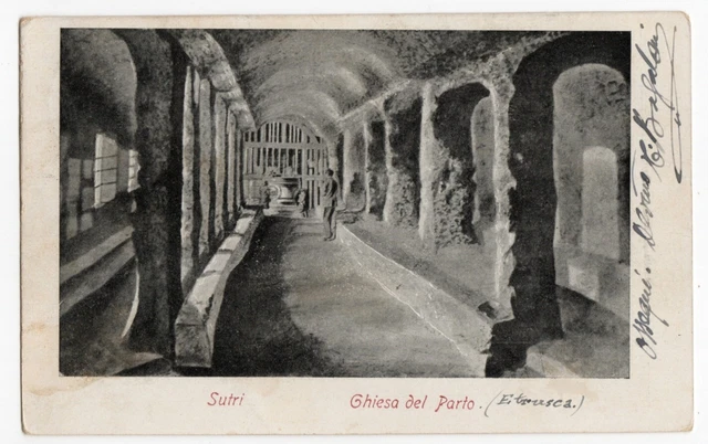 Sutri Chiesa del Parto cartolina F/P Viaggiata