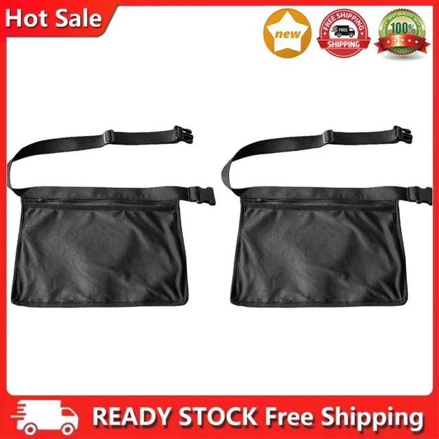 Mesh Pickleball Tape Wasit Pouch Adjustable Belt Storage Bag for Ladies