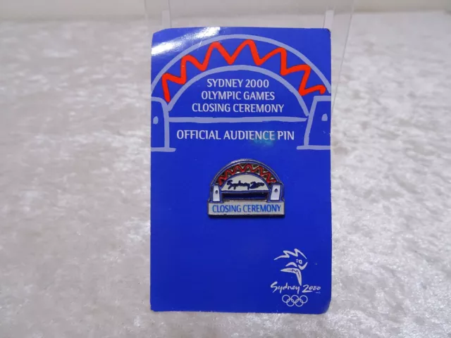 Official Audience Pin Closing Ceremony Olympia Sydney 2000 Abzeichen - Vintage