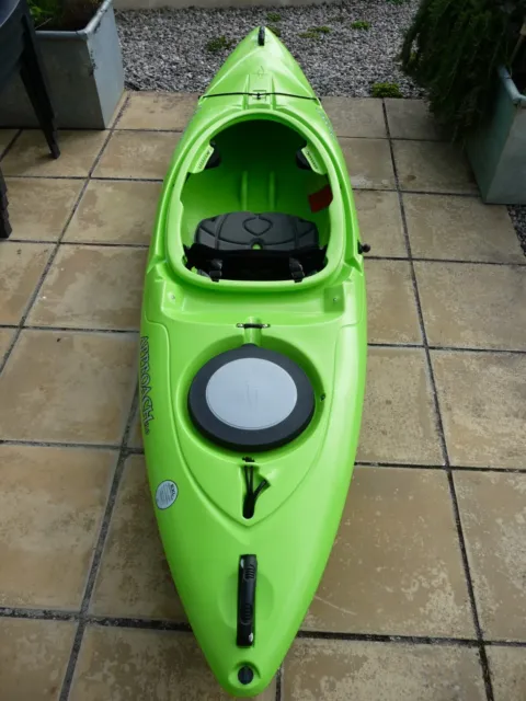Kayak Dagger Approach 9.0 Lime Green with a hatch and skeg