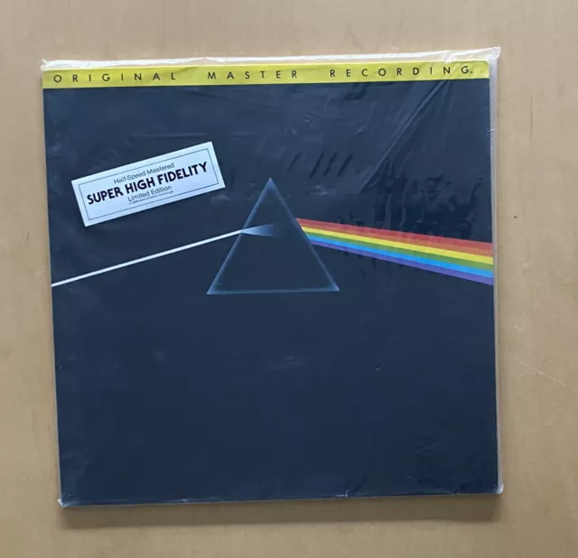 Pink Floyd The Dark Side Of The Moon Mfsl Sealed + Hype Sticker Orig 1979 Lp