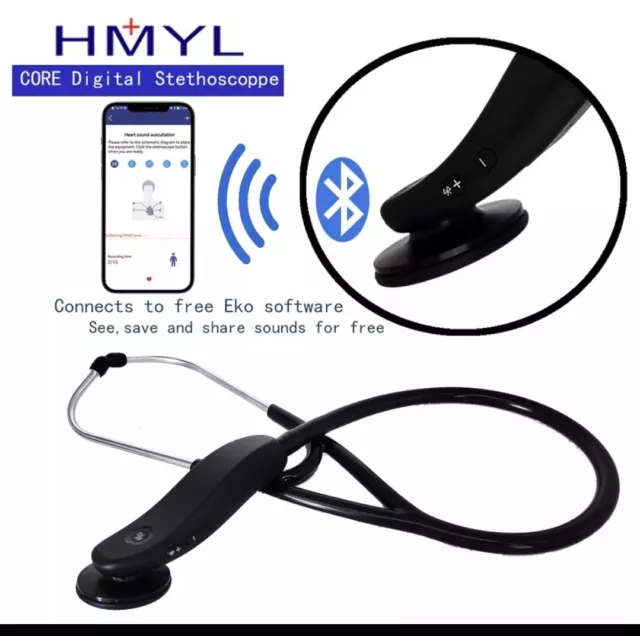 New Electronic Medical Bluetooth Digital Stethoscope Wireless Intelligent