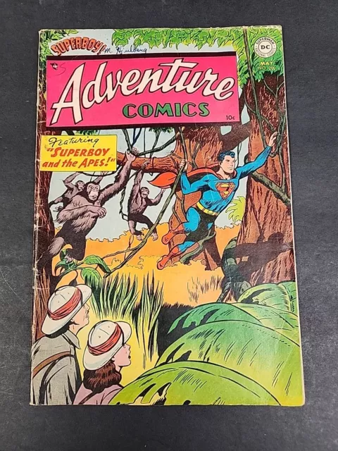 Adventure Comics 200 Golden Age DC Comic Book 1954 Superboy Aquaman Curt Swan
