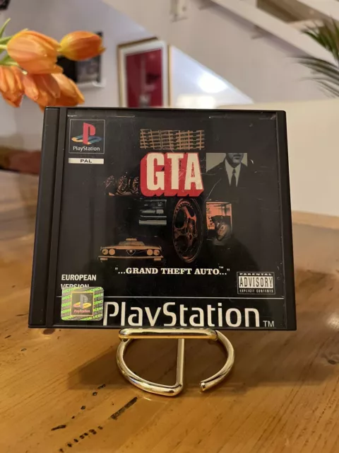 Gta Grand Theft Auto Ps1 Psx Playstation 1 Pal Version Black Label