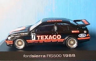 Ford Sierra Rs 500 #7 Texaco 1988 Vitesse 1/43 Sport Racing Black Noir