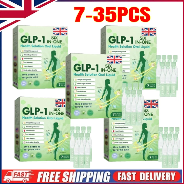 GLP-1 SIX-IN-ONE HEALTH Solution Oral Liquld,one Bottle to Target It ...