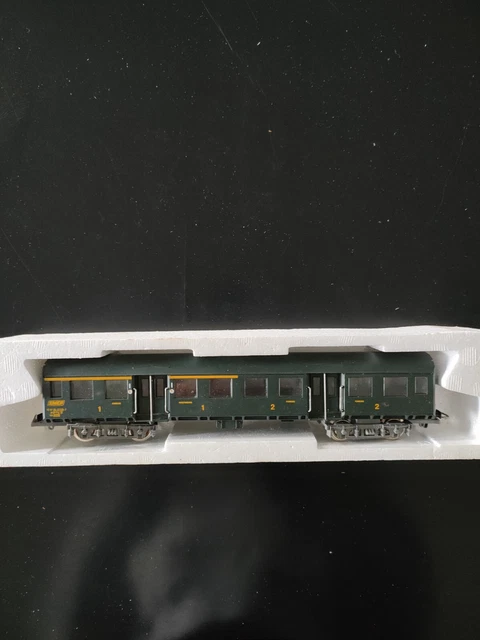 Wagon SNCF Jouef – Échelle HO – Réf 5540 – Gris – Vintage France – Neuf