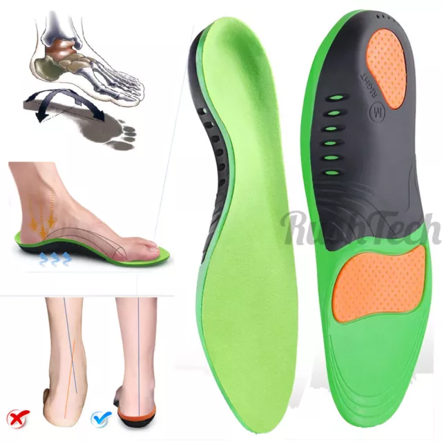 Orthotic Shoe Insoles Inserts Flat Feet High Arch Support Plantar Fasciitis
