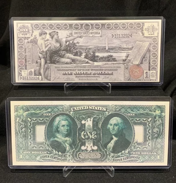 $1 One Dollar 1896 Silver Certificate (1613292) (STICKER!) READ!