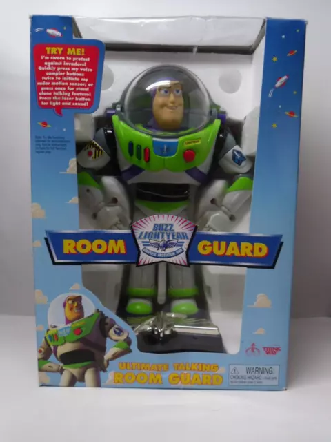 ThinkWay Disney Pixar Toy Story Electronic Talking Buzz Lightyear Room Guard NIB