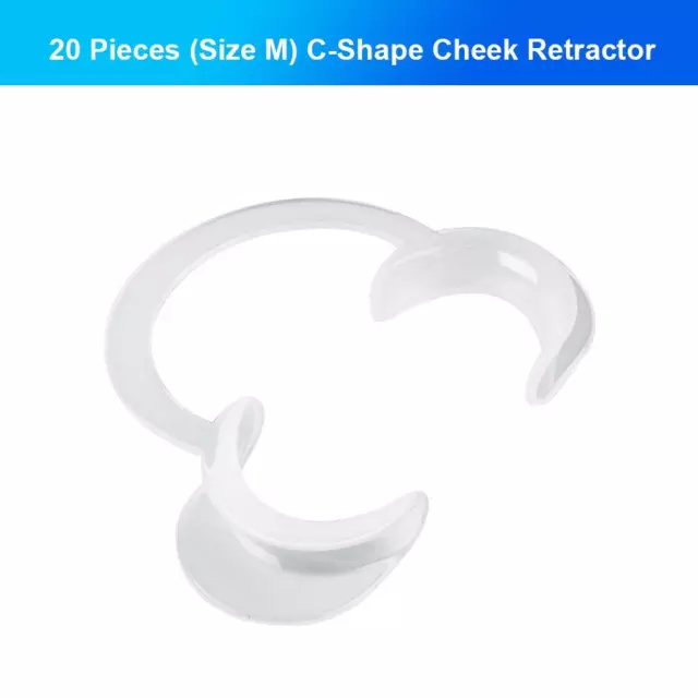 Size C-Shape Dental Cheek Retractor Mouth Opener Mouthguard Challenge Game