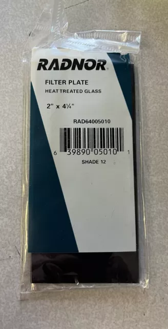 2" x 4-1/4" Welding Glass - shade #12 - pack of 3