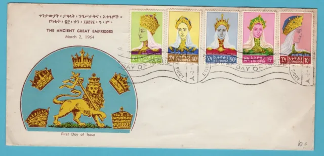 Äthiopien FDC 1964 Addis Abeba Alte Großartig Empresses