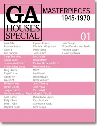 趣味・スポーツ・実用 GA HOUSES SPECIAL MASTERPIECES 02 GA HOUSES SPECIAL 01 & 02 Set MASTERPIECES 1945-1970 1970