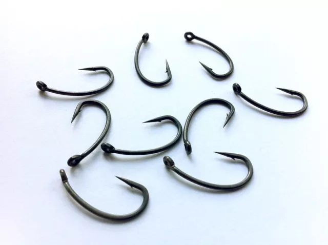 Teflon Coated Carp Hooks Fishing Hooks Tackle Curve Shank Kurv hair rigs