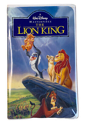 Disneys The Lion King VHS Vintage 1995 Masterpiece Collection Original Clamshell