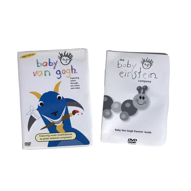 Baby Einstein Baby Van Gogh Empty DVD Case & Parents' Guide Booklet NO DVD