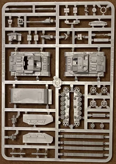 Plastic Soldier Company German Stug III Ausf F8/G Assault Gun Sprue 15mm