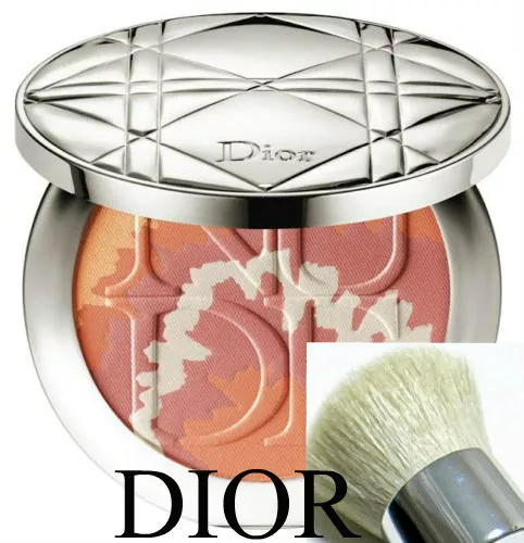 100%AUTHENTIC Exclusive RARE DIOR COUTURE TAN TIE DYE BLUSH HARMONY&KABUKI BRUSH