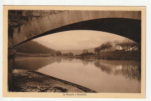MARON - Meurthe et Moselle - CPA 54 - sous le pont sur la Moselle