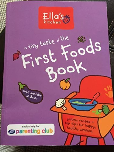 A tiny taste of the First Foods Book By Ella's Kitchen