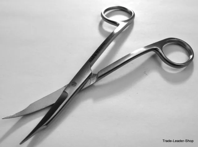 Goldman Fox Schere gebogen 13 cm Zahnfleisch Dental chirurgisch OP Micro