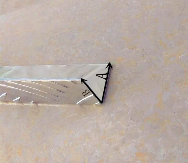 0 .07( 1" x1 " x 48") Aluminum Diamond Plate Tread Brite Corner Guard Angle