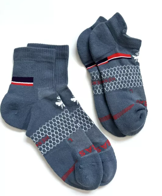 Bombas Hex Tec SOCKS UNISEX All-Purpose Athletic Quarter/ANKLE SOCKS CUSHIONED