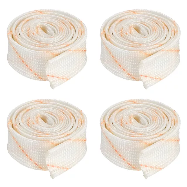 Fibre Verre Manchon Isolation Tube Tuyau 10mm/0,39 pouce IDx0,9 m/3 pieds Set 4
