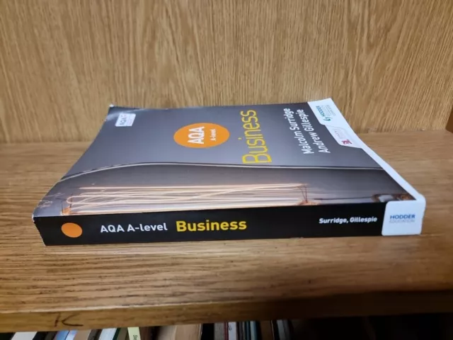 AQA A-Level Business (Surridge und Gillespie) von Gillespie, Andrew Book (E3) 2