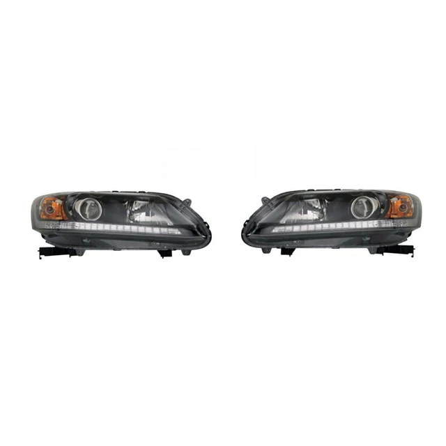 For Honda Accord 2014 2015 Headlight Driver and Passenger Side | Pair | CAPA