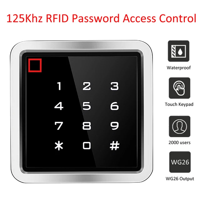 RFID ID CARD Reader Password Door Access Control System Touch Keypad