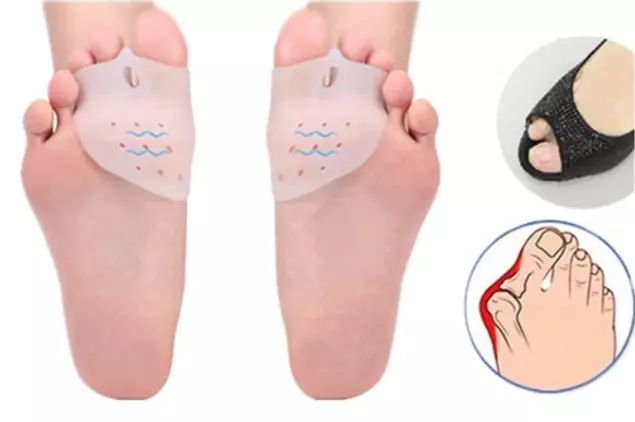 Silicone Gel Orthotic Toe Straightener Separator Hammer Bunion Corrector Relief