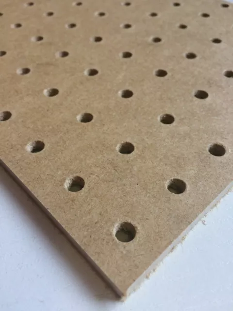 6mm Pegboard wooden 600MM X 600MM, 7mm hole with 25mm Hole centres