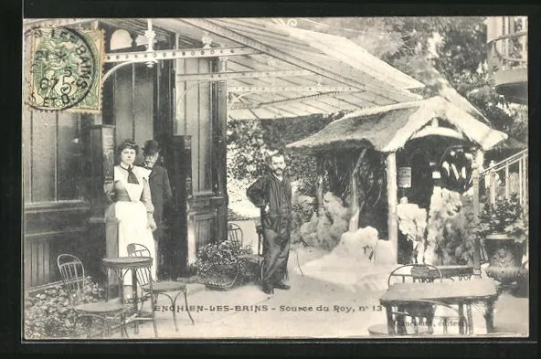 CPA Enghien-les-Bains, Source du Roy no 13 1907