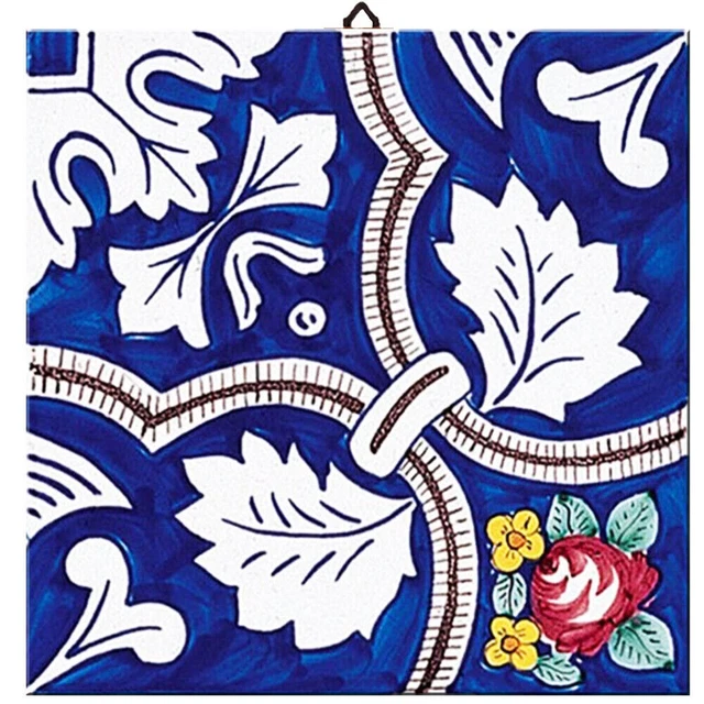 Marco con baldosas de cerámica cm. 20x20, producto Made in Italy con