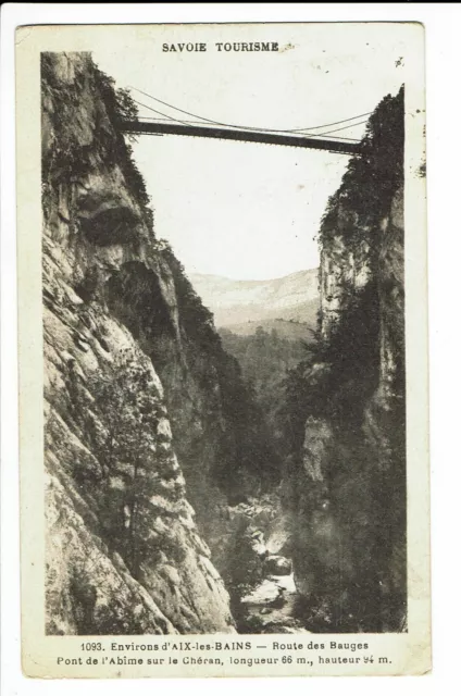 CPA-Carte postale-FRANCE Aix les Bains - Route des Bauges -1934- S1742