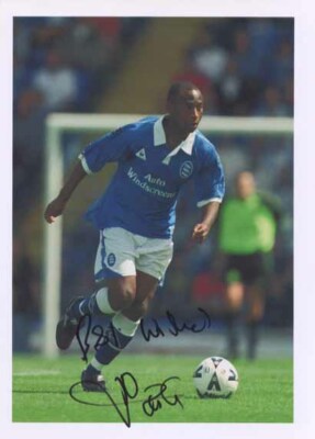 Peter Ndlovu - Birmingham - Signed Photo - COA (13347)