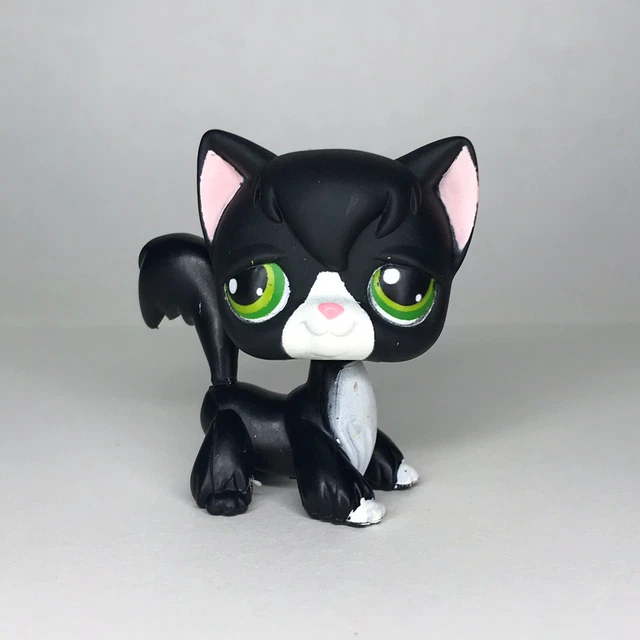 Lps black best sale and white cat
