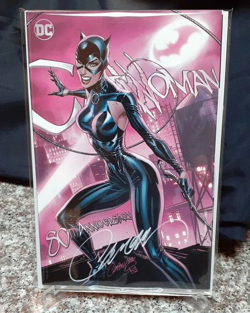 🔥 Catwoman 80th Anniversary Special #1 J. Scott Campbell SIGNED Exclusive A 🔥
