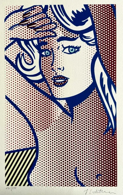 Roy Lichtenstein Litografía 1986 ( Yayoi Kusama Romero Britto Banksy)