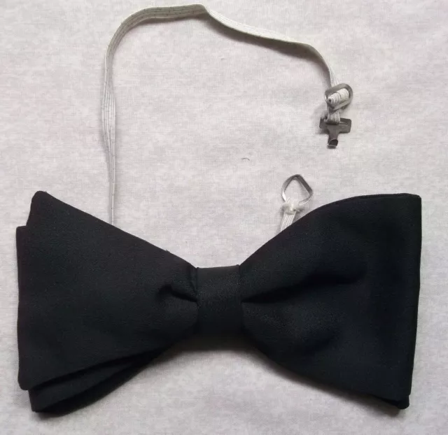 Bow Tie MENS Dickie Bowtie Retro Adjustable BLACK Vintage