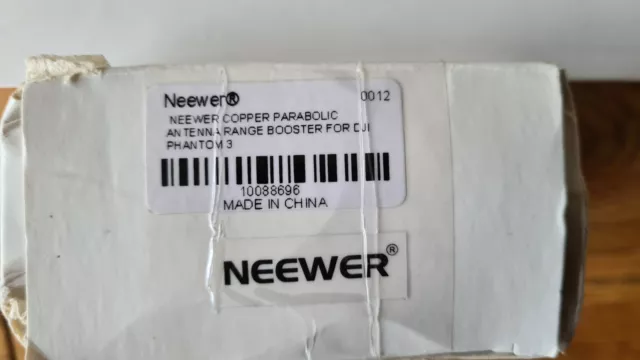 Neewer Copper Parabolic Antenna Range Booster for DJI Phantom 3 Drone.