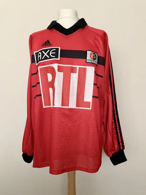 Maillot STADE RENNAIS RENNES porté n°10 AIRNESS vintage shirt trikot L