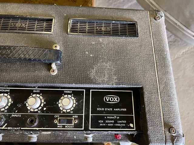 Vintage 1960er Vox Supreme Gitarrenverstärkerkopf *Ronnie Lane Mobile Collection* 9
